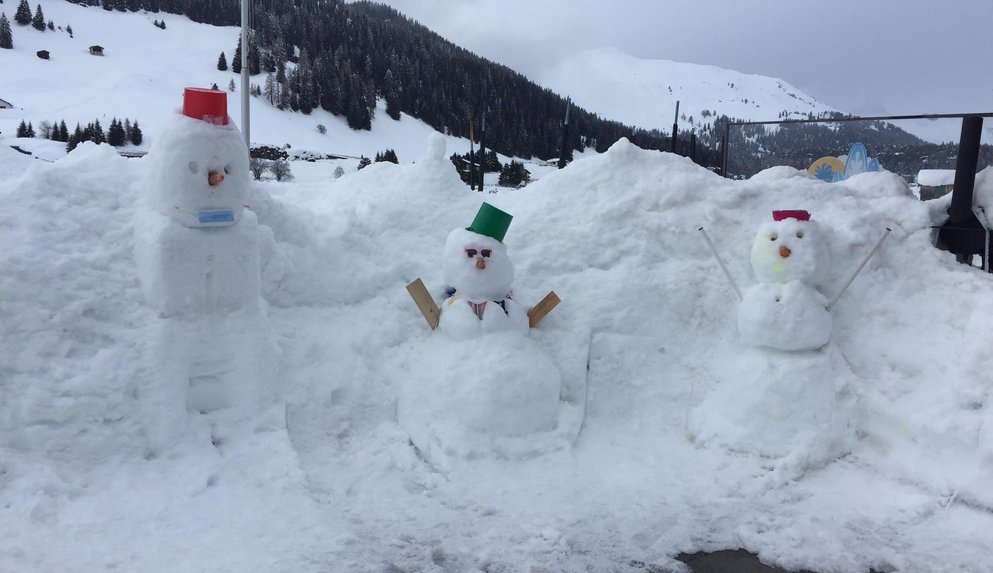 Snowman–City am Davosersee